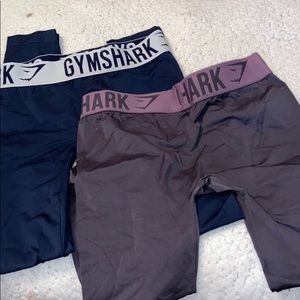 Gymshark Fit Leggings In Navy and Grey/Purple